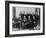 Sigmund Freud with colleagues at a psychoanalytic congress in The Hague, 1920-null-Framed Photographic Print