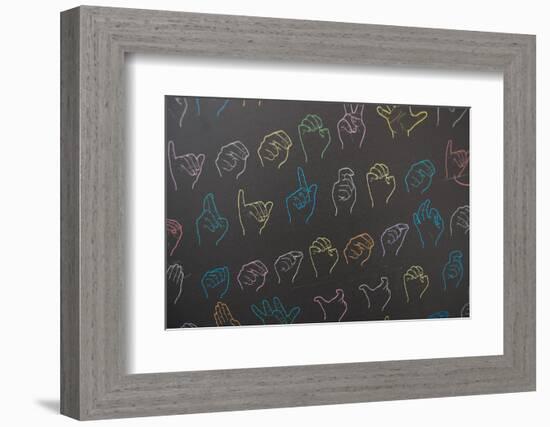 Sign Alphabet-Michal Durinik-Framed Photographic Print