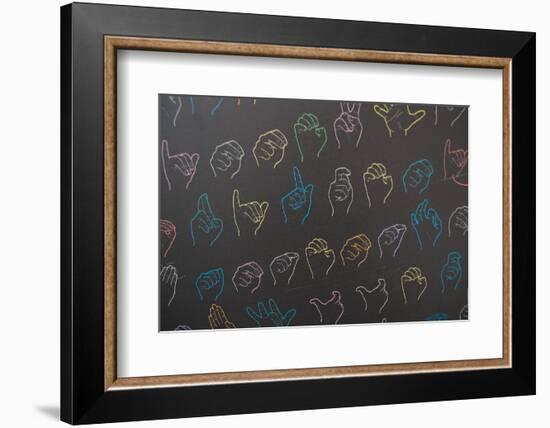 Sign Alphabet-Michal Durinik-Framed Photographic Print