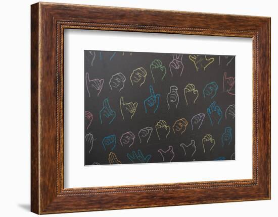 Sign Alphabet-Michal Durinik-Framed Premium Photographic Print