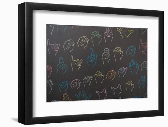 Sign Alphabet-Michal Durinik-Framed Premium Photographic Print