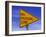 Sign for "No Passing Zone"-Chris Rogers-Framed Photographic Print