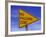 Sign for "No Passing Zone"-Chris Rogers-Framed Photographic Print