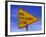 Sign for "No Passing Zone"-Chris Rogers-Framed Photographic Print