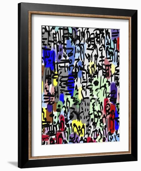 Sign Language I-Diana Ong-Framed Giclee Print