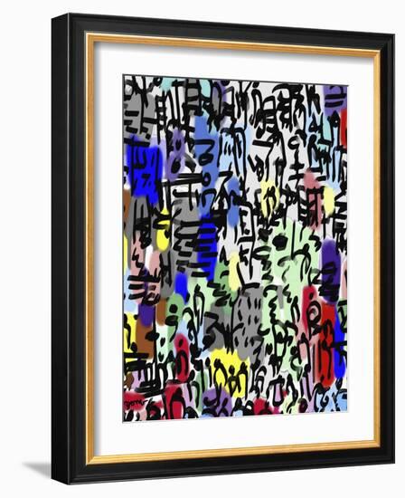 Sign Language I-Diana Ong-Framed Giclee Print