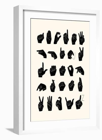 Sign Language I-Emma Scarvey-Framed Art Print
