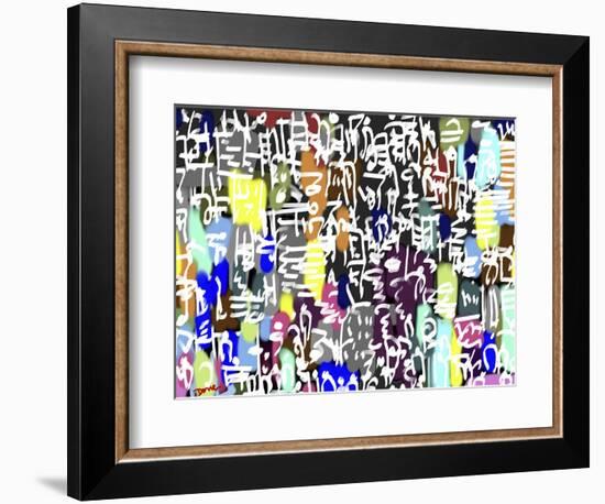 Sign Language II-Diana Ong-Framed Giclee Print