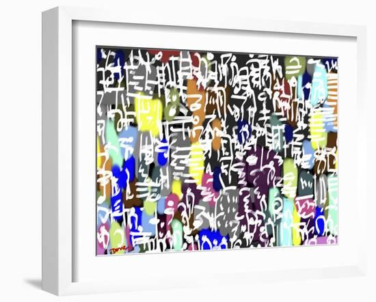 Sign Language II-Diana Ong-Framed Giclee Print