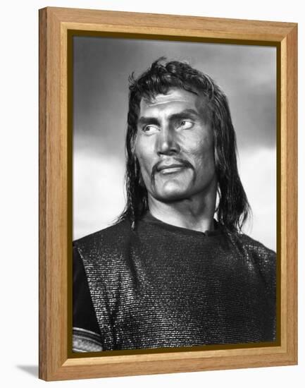 Sign of the Pagan, Jack Palance as Attila the Hun, 1954-null-Framed Stretched Canvas