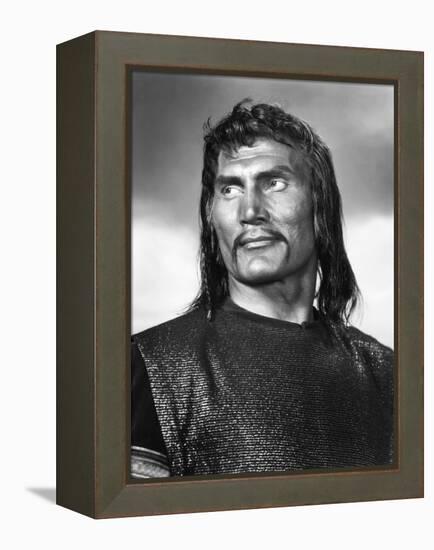 Sign of the Pagan, Jack Palance as Attila the Hun, 1954-null-Framed Stretched Canvas