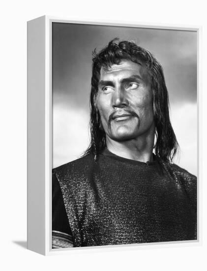 Sign of the Pagan, Jack Palance as Attila the Hun, 1954-null-Framed Stretched Canvas