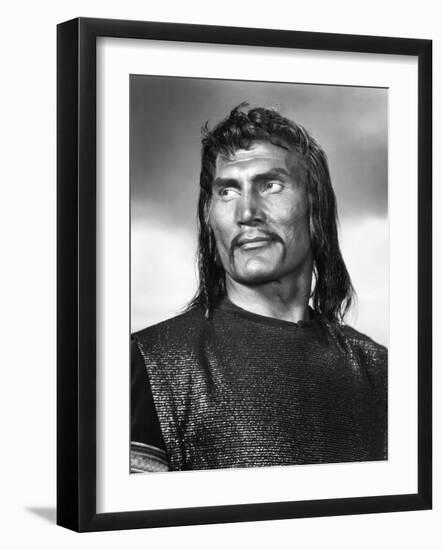 Sign of the Pagan, Jack Palance as Attila the Hun, 1954-null-Framed Photo