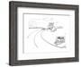 Sign on country road reads "Fresh Poetry". - New Yorker Cartoon-David Pascal-Framed Premium Giclee Print