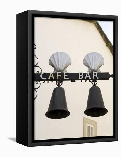 Sign with Shells, the Symbol of Pilgrimage to Santiago De Compostela, Galicia, Spain-R H Productions-Framed Premier Image Canvas