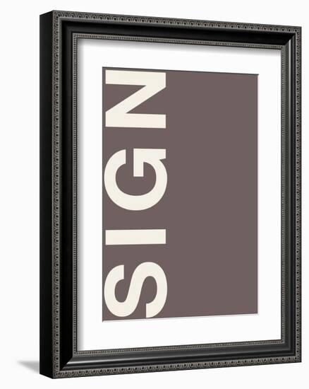 Sign-Design Fabrikken-Framed Art Print