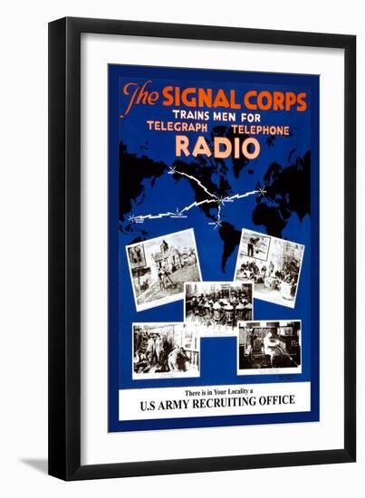 Signal Corps-Harry S. Mueller-Framed Art Print