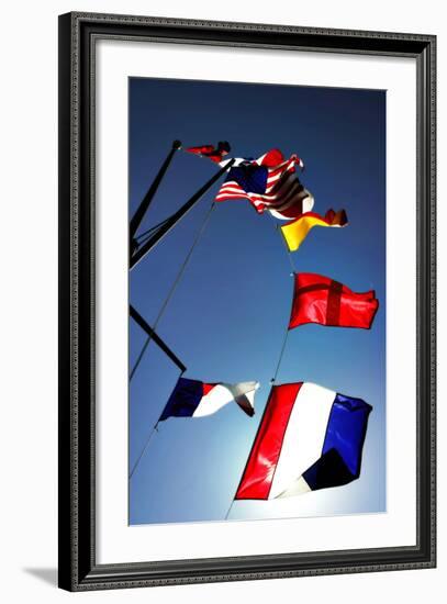 Signal Flags I-Alan Hausenflock-Framed Photographic Print