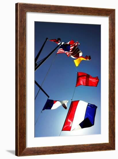 Signal Flags I-Alan Hausenflock-Framed Photographic Print