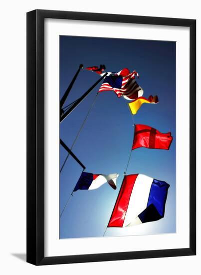 Signal Flags I-Alan Hausenflock-Framed Photographic Print