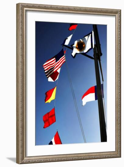 Signal Flags II-Alan Hausenflock-Framed Photographic Print