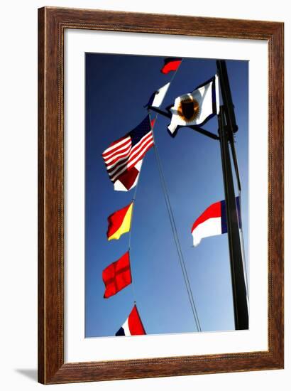 Signal Flags II-Alan Hausenflock-Framed Photographic Print