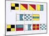 Signal Flags, Spelling Look and Learn-Escott-Mounted Giclee Print