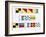 Signal Flags, Spelling Look and Learn-Escott-Framed Giclee Print