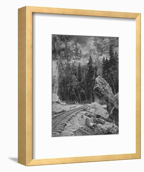 'Signal Rock in the Black Hills', 19th century-Unknown-Framed Photographic Print