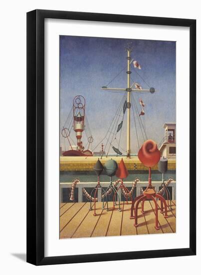 Signals-Edward Wadsworth-Framed Giclee Print