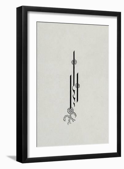 Signature, from the Reverse Cover of 'Salome' by Oscar Wilde, 1899 (Litho)-Aubrey Beardsley-Framed Giclee Print