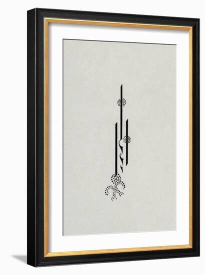 Signature, from the Reverse Cover of 'Salome' by Oscar Wilde, 1899 (Litho)-Aubrey Beardsley-Framed Giclee Print