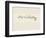 Signature of Ludvig Van Beethoven-Ludwig Van Beethoven-Framed Giclee Print