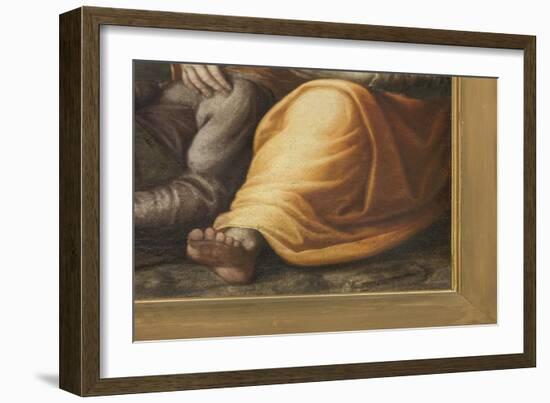 Signature of the Artist, Crucifixion-Lavinia Fontana-Framed Giclee Print