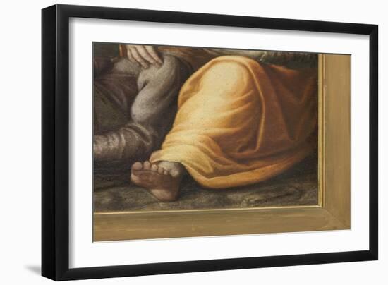 Signature of the Artist, Crucifixion-Lavinia Fontana-Framed Giclee Print