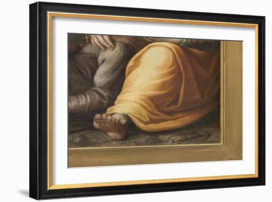 Signature of the Artist, Crucifixion-Lavinia Fontana-Framed Giclee Print