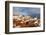 Signature red roof tile buildings at overview in Lisbon, Portugal-Chuck Haney-Framed Photographic Print