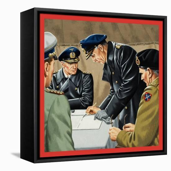 Signatures That Meant Surrender-John Keay-Framed Premier Image Canvas