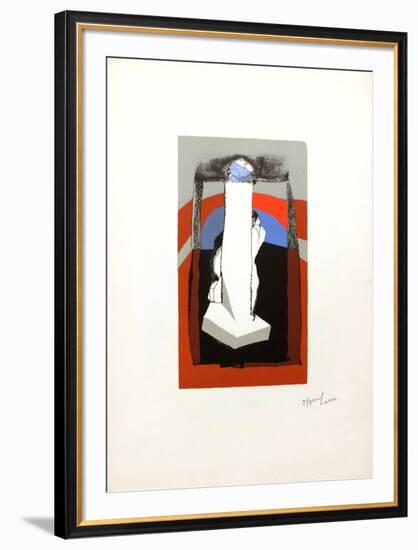 Signe phallique-Dennis Oppenheim-Framed Limited Edition