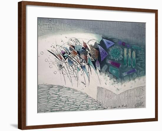 Signes De Nuit-Georges Dussau-Framed Limited Edition