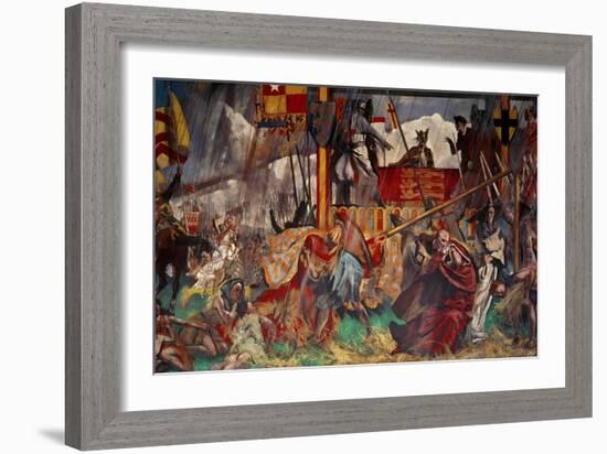 Signing of the Magna Carta, 1215-Charles Sims-Framed Giclee Print