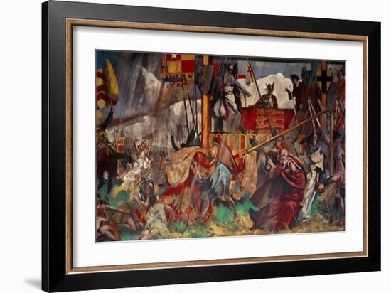 Signing of the Magna Carta, 1215-Charles Sims-Framed Giclee Print