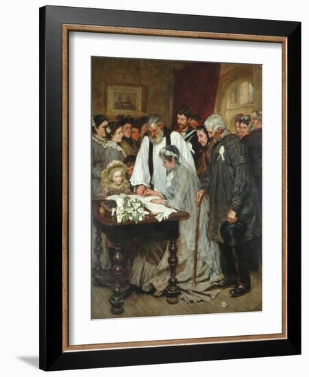 Signing the Marriage Register-James Charles-Framed Giclee Print