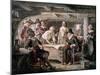 Signing the Mayflower Compact, 1620-Jean Leon Gerome Ferris-Mounted Giclee Print