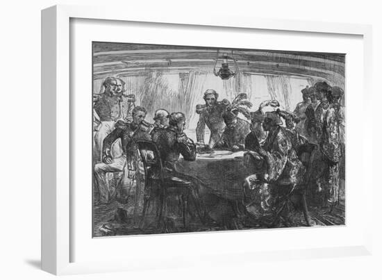 'Signing the Treaty of Nankin', c1880-Unknown-Framed Giclee Print