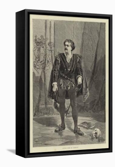 Signor Rossi as Hamlet-null-Framed Premier Image Canvas