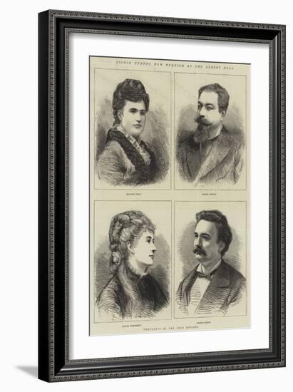 Signor Verdi's New Requiem at the Albert Hall-null-Framed Giclee Print