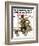 "Signpainter" Saturday Evening Post Cover, February 9,1935-Norman Rockwell-Framed Giclee Print