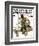 "Signpainter" Saturday Evening Post Cover, February 9,1935-Norman Rockwell-Framed Giclee Print
