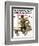 "Signpainter" Saturday Evening Post Cover, February 9,1935-Norman Rockwell-Framed Giclee Print